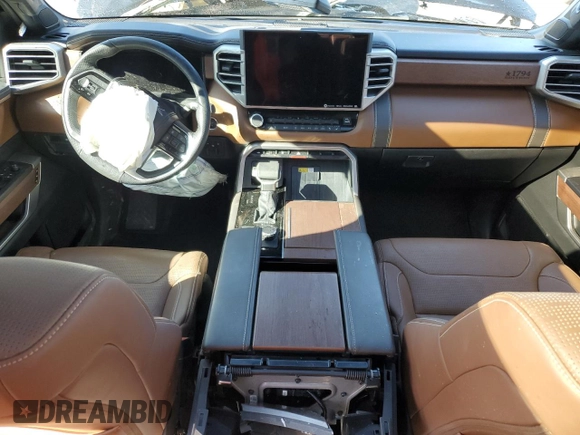 2022 Toyota Tundra 1794 Edition with VIN 5TFMA5DB2NX033703, listed as a Copart auction lot 41414545 with Not provided miles and Salvage title. Bid and sale history available at DreamBid. Image 8.