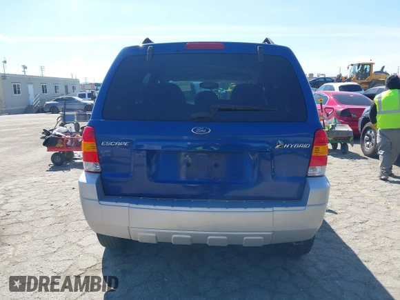 2007 Ford Escape Hybrid with VIN 1FMYU59H07KB79129, listed as a IAAI auction lot 41765085 with 97,723 mi miles and . Bid and sale history available at DreamBid. Image 16.
