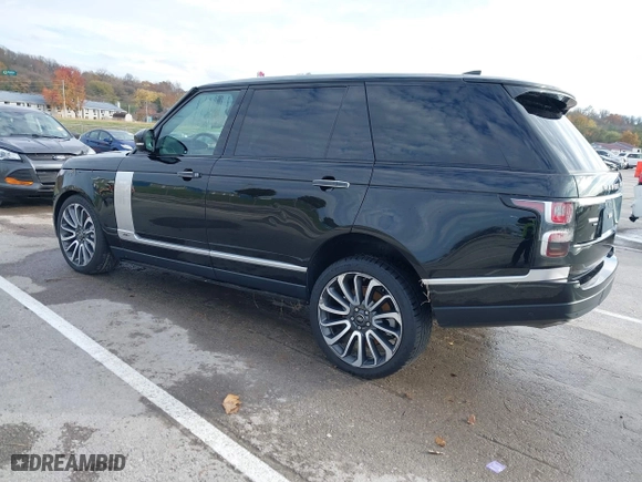 2020 Land Rover Range Rover Autobiography with VIN SALGV5SE2LA599707, listed as a IAAI auction lot 40878526 with 1 mi miles. Bid and sale history available at carsss.com. Image 3.