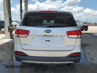 2017 Kia Sorento EX with VIN 5XYPH4A10HG257462, listed as a Copart auction lot 58009615 with 36,449 mi miles and Salvage title. Bid and sale history available at DreamBid. Image 6.