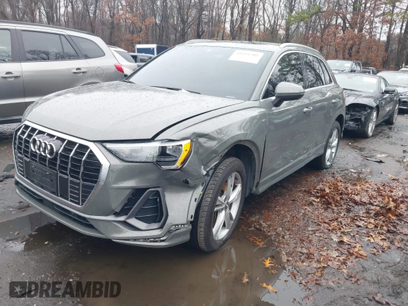 2020 Audi Q3 S line Premium with VIN WA1DECF36L1094769, listed as a IAAI auction lot 41191285 with 30,769 mi miles and . Bid and sale history available at DreamBid. Image 6.