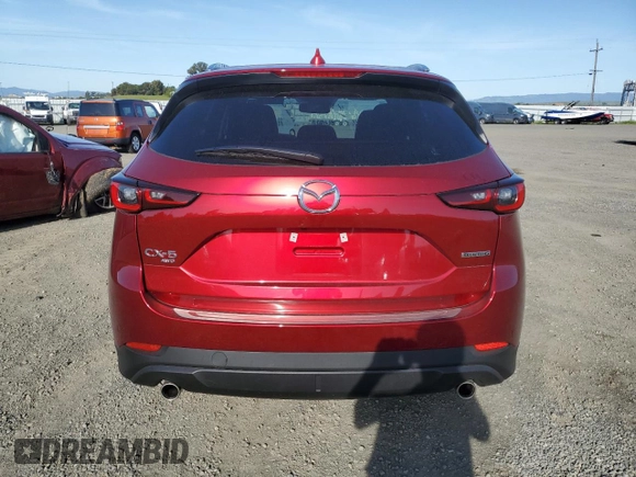 2023 Mazda CX-5 2.5 S Premium Package with VIN JM3KFBDM2P0196668, listed as a Copart auction lot 51646845 with 5,976 mi miles and Salvage Title. Bid and sale history available at carsss.com. Image 6.