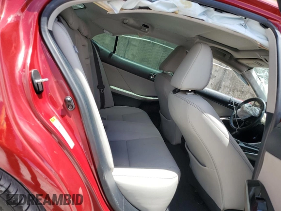 2015 Lexus IS 250 with VIN JTHBF1D25F5054719, listed as a Copart auction lot 60624285 with 97,086 mi miles and Salvage title. Bid and sale history available at DreamBid. Image 10.
