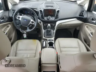 2015 Ford C-Max SEL with VIN 1FADP5CU6FL101839, listed as a Copart auction lot 53631355 with 53,593 mi miles and Salvage Title. Bid and sale history available at DreamBid. Image 8.