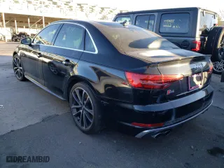 2018 Audi S4 Prestige with VIN WAUC4AF49JA001237, listed as a Copart auction lot 59660642 with 24,674 mi miles. Bid and sale history available at carsss.com. Image 3.
