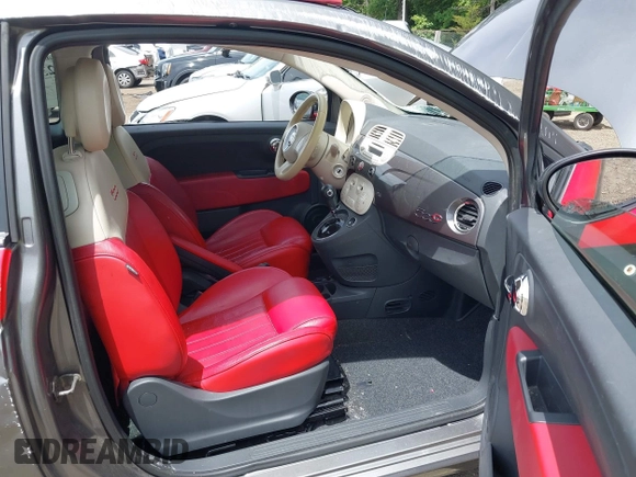 2012 FIAT 500 Lounge with VIN 3C3CFFER6CT142001, listed as a IAAI auction lot 42309609 with 56,367 mi miles and . Bid and sale history available at DreamBid. Image 5.