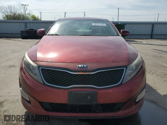 2015 Kia Optima EX with VIN 5XXGN4A72FG356248, listed as a Copart auction lot 50731795 with 186,448 mi miles and Clean Title. Bid and sale history available at carsss.com. Image 5.