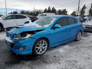2010 Mazda 3 with VIN JM1BL1H30A1211375, listed as a Copart auction lot 41876525 with 126,448 mi miles and Salvage Title. Bid and sale history available at carsss.com. Image 1.