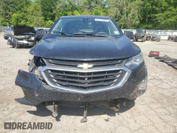2020 Chevrolet Equinox LS z VIN 2GNAXHEV7L6189591, wystawiony jako Copart lot #51712605 z przebiegiem 91 321 mil mil oraz Szkoda całkowita • Salvage title. Historia ofert i sprzedaży dostępna na DreamBid. Obrazek 5.