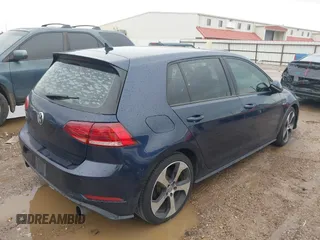 2018 Volkswagen Golf GTI S with VIN 3VW447AUXJM275709, listed as a IAAI auction lot 41282474 with 136,496 mi miles. Bid and sale history available at carsss.com. Image 4.