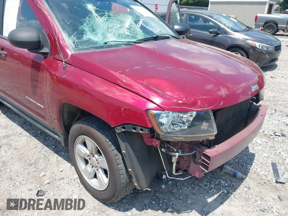 2017 Jeep Compass Sport z VIN 1C4NJCBA2HD132188, wystawiony jako IAAI lot #42569521 z przebiegiem 106 668 mil mil oraz . Historia ofert i sprzedaży dostępna na DreamBid. Obrazek 6.