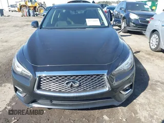 2019 Infiniti Q50 3.0t LUXE with VIN JN1EV7AP8KM541551, listed as a IAAI auction lot 41534608 with 66,273 mi miles. Bid and sale history available at carsss.com. Image 12.