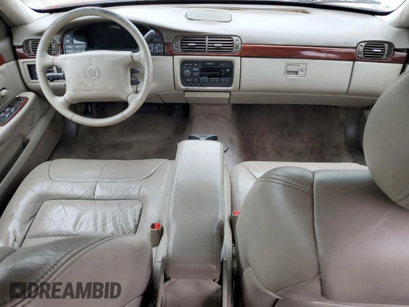 1998 Cadillac DeVille with VIN 1G6KD54Y1WU784929, listed as a Copart auction lot 55525144 with 0 mi miles and Salvage Title. Bid and sale history available at carsss.com. Image 8.