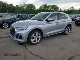 2022 Audi Q5 S line Premium Plus with VIN WA1EAAFY6N2086278, listed as a Copart auction lot 59159055 with 20,498 mi miles and Salvage title. Bid and sale history available at DreamBid. Image 1.