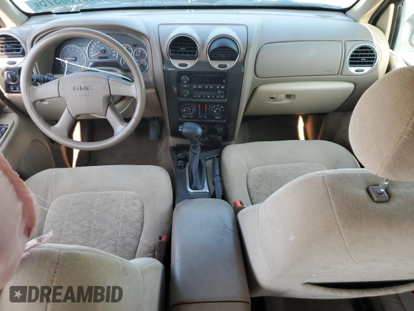 2004 GMC Envoy SLE z VIN 1GKET16S946198449, wystawiony jako Copart lot #58758375 z przebiegiem 102 946 mil mil oraz Szkoda całkowita • Salvage title. Historia ofert i sprzedaży dostępna na DreamBid. Obrazek 8.