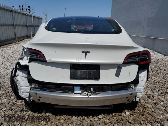 2020 Tesla Model 3 Standard Range Plus with VIN 5YJ3E1EA3LF612365, listed as a Copart auction lot 54421205 with Not Provided miles and Clean Title. Bid and sale history available at DreamBid. Image 6.