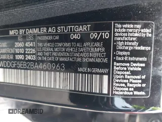 2011 Mercedes-Benz C 300 Sport с VIN WDDGF5EB2BA460963, выставлен на аукционе IAAI как лот 42511005 с пробегом 157 797 миль миль и . История ставок и продаж доступна на DreamBid. Изображение 9.