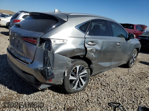 2018 Lexus NX with VIN JTJBARBZ0J2173090, listed as a Copart auction lot 45712875 with 61,004 mi miles and Salvage Title. Bid and sale history available at carsss.com. Image 3.