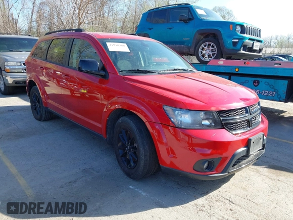 2019 Dodge Journey SE with VIN 3C4PDCBB6KT857285, listed as a IAAI auction lot 41918380 with 115,120 mi miles and . Bid and sale history available at DreamBid. Image 1.
