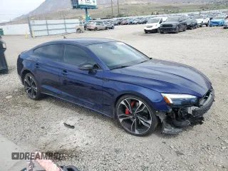 2024 Audi S5 Sportback Premium Plus z VIN WAUC4CF5XRA029418, wystawiony jako Copart lot #52800155 z przebiegiem 9116 mil mil oraz Szkody całkowita. Historia ofert i sprzedaży dostępna na DreamBid. Obrazek 4.