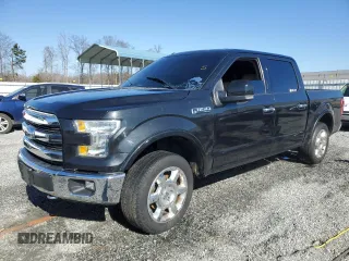 2015 Ford F-150 XLT with VIN 1FTEW1EF1FFC45760, listed as a Copart auction lot 46503515 with 0 mi miles and Non Repairable. Bid and sale history available at carsss.com. Image 1.