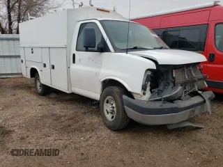 2015 Chevrolet Express Commercial with VIN 1GB0G2CG8F1137341, listed as a Copart auction lot 78806633 with 221,066 mi miles and Salvage Title. Bid and sale history available at carsss.com. Image 4.