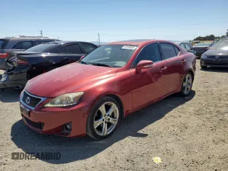 2012 Lexus IS 250 z VIN JTHBF5C26C5164148, wystawiony jako Copart lot #58199385 z przebiegiem 134 129 mil mil oraz Szkoda całkowita • Salvage title. Historia ofert i sprzedaży dostępna na DreamBid. Obrazek 1.