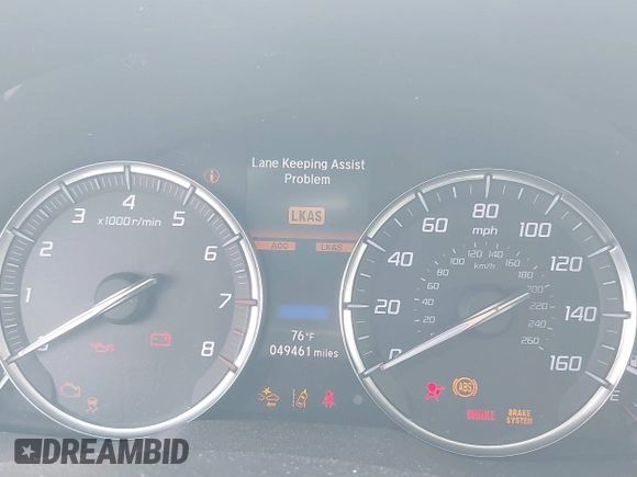 2018 Acura MDX Advance with VIN 5J8YD4H80JL012045, listed as a IAAI auction lot 42343187 with 49,461 mi miles and . Bid and sale history available at DreamBid. Image 15.