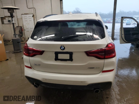 2020 BMW X3 xDrive30i with VIN 5UXTY5C03L9B46098, listed as a Copart auction lot 50985655 with 44,268 mi miles and Salvage Title. Bid and sale history available at DreamBid. Image 6.
