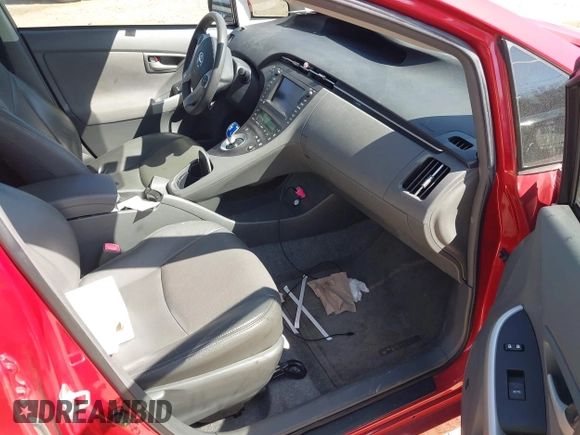 2011 Toyota Prius I with VIN JTDKN3DU0B0277923, listed as a IAAI auction lot 42053281 with 74,380 mi miles and . Bid and sale history available at DreamBid. Image 5.
