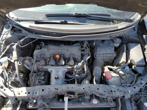 2013 Honda Civic Sdn LX with VIN 19XFB2F57DE010895, listed as a Copart auction lot 49574075 with 152,246 mi miles and Salvage Title. Bid and sale history available at carsss.com. Image 11.