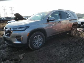 2023 Chevrolet Traverse LT Cloth with VIN 1GNEVGKW6PJ255765, listed as a Copart auction lot 47609645 with 13,670 mi miles and Salvage Title. Bid and sale history available at carsss.com. Image 1.