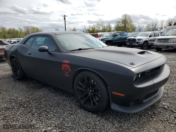 2019 Dodge Challenger R/T Scat Pack with VIN 2C3CDZFJ3KH505944, listed as a Copart auction lot 52647765 with 59,211 mi miles and Salvage Title. Bid and sale history available at carsss.com. Image 4.
