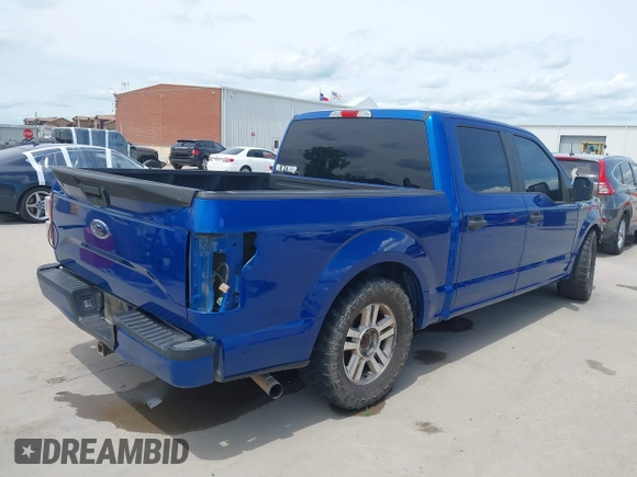 2017 Ford F-150 XL with VIN 1FTEW1CP6HKC97293, listed as a IAAI auction lot 42206503 with 160,023 mi miles and . Bid and sale history available at DreamBid. Image 4.