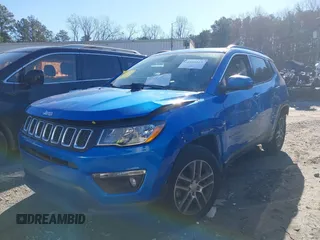 2019 Jeep Compass Latitude with VIN 3C4NJCBB6KT802481, listed as a IAAI auction lot 41315161 with 72,755 mi miles and . Bid and sale history available at carsss.com. Image 17.