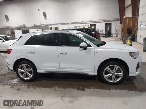 2021 Audi Q3 S line Premium Plus with VIN WA1EECF31M1060356, listed as a IAAI auction lot 42242850 with 83,380 mi miles and . Bid and sale history available at DreamBid. Image 13.