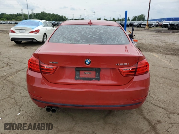 2016 BMW 4 Series 428i xDrive with VIN WBA3N9C56GK250087, listed as a Copart auction lot 61393405 with 113,438 mi miles and Clean title. Bid and sale history available at DreamBid. Image 6.