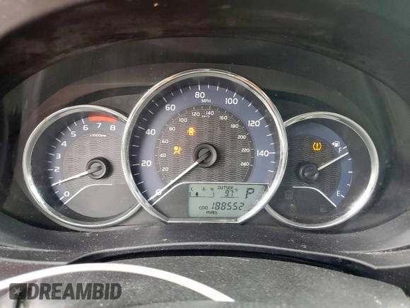 2016 Toyota Corolla L with VIN 5YFBURHE4GP545670, listed as a Copart auction lot 61496145 with 188,552 mi miles and Salvage title. Bid and sale history available at DreamBid. Image 9.