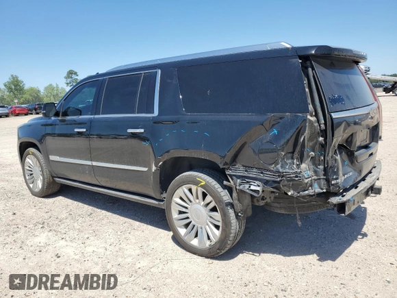 2019 Cadillac Escalade ESV Platinum z VIN 1GYS3KKJ6KR139107, wystawiony jako Copart lot #51996065 z przebiegiem 51 188 mil mil oraz Czysty tytuł • Clean title. Historia ofert i sprzedaży dostępna na DreamBid. Obrazek 2.
