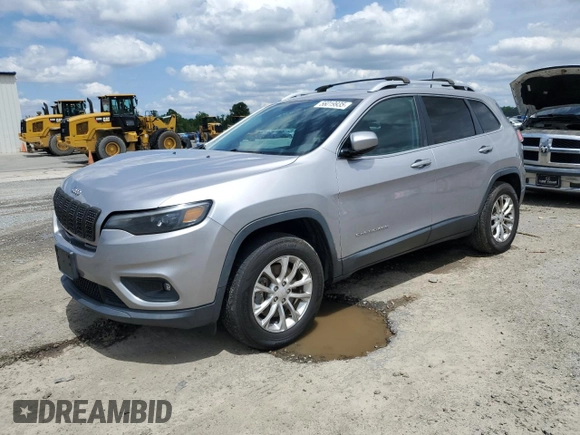 2019 Jeep Cherokee Latitude z VIN 1C4PJMCB0KD283723, wystawiony jako Copart lot #56019935 z przebiegiem 85 283 mil mil oraz Szkoda całkowita • Salvage title. Historia ofert i sprzedaży dostępna na DreamBid. Obrazek 1.