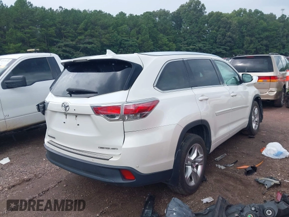 2016 Toyota Highlander Limited with VIN 5TDDKRFH2GS353523, listed as a IAAI auction lot 42440458 with 149,977 mi miles and . Bid and sale history available at DreamBid. Image 4.