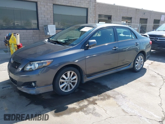 2009 Toyota Corolla with VIN 1NXBU40E19Z143959, listed as a IAAI auction lot 42032312 with 155,776 mi miles. Bid and sale history available at carsss.com. Image 2.