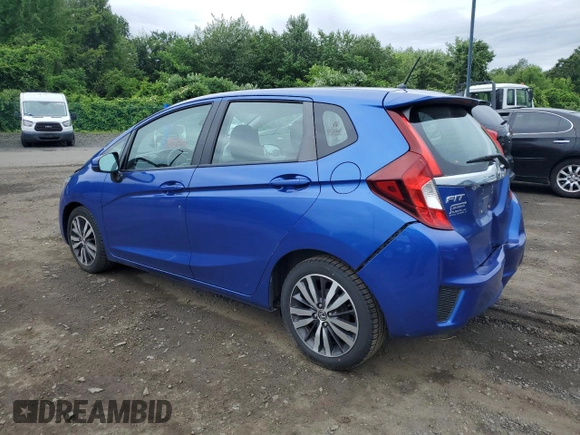 2015 Honda Fit EX-L with VIN 3HGGK5H88FM784984, listed as a Copart auction lot 61586085 with 123,394 mi miles and Salvage title. Bid and sale history available at DreamBid. Image 2.