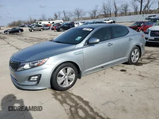 2016 Kia Optima Hybrid EX with VIN KNAGN4AD2G5098872, listed as a Copart auction lot 43930105 with 0 mi miles and Salvage Title. Bid and sale history available at carsss.com. Image 1.