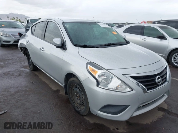 2016 Nissan Versa S Plus with VIN 3N1CN7AP8GL861896, listed as a IAAI auction lot 42190344 with 64,254 mi miles and . Bid and sale history available at DreamBid. Image 1.