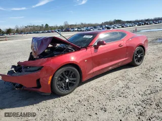 2021 Chevrolet Camaro 1LS with VIN 1G1FA1RX1M0103813, listed as a Copart auction lot 45874585 with 72,120 mi miles and Salvage Title. Bid and sale history available at carsss.com. Image 1.