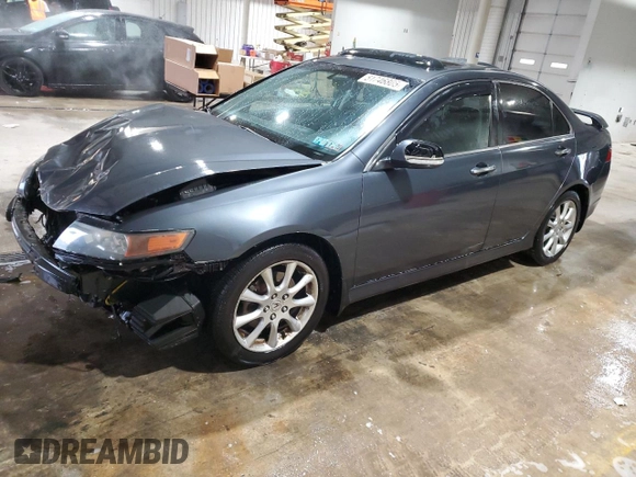2006 Acura TSX Navi with VIN JH4CL96966C002968, listed as a Copart auction lot 51746805 with 343,967 mi miles and Salvage Title. Bid and sale history available at carsss.com. Image 1.