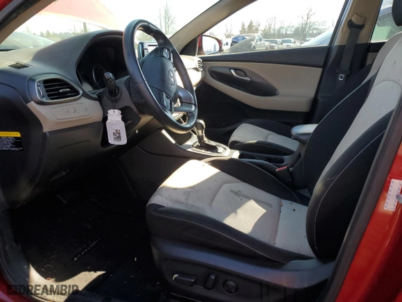 2018 Hyundai Elantra GT with VIN KMHH35LE8JU027290, listed as a Copart auction lot 47140625 with 35,093 mi miles and Clean Title. Bid and sale history available at carsss.com. Image 7.