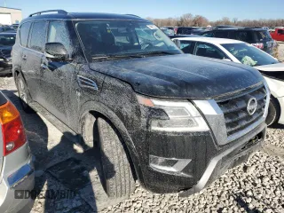 2022 Nissan Armada SL with VIN JN8AY2BA9N9393941, listed as a Copart auction lot 82236044 with 57,647 mi miles and Clean Title. Bid and sale history available at carsss.com. Image 4.