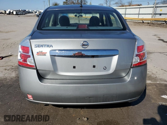 2010 Nissan Sentra S with VIN 3N1AB6AP8AL692562, listed as a Copart auction lot 49014345 with 105,454 mi miles and Salvage title. Bid and sale history available at DreamBid. Image 6.